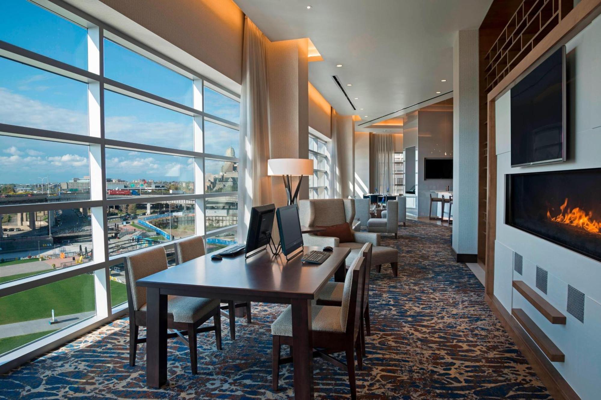 Buffalo Marriott At Lecom Harborcenter Eksteriør billede